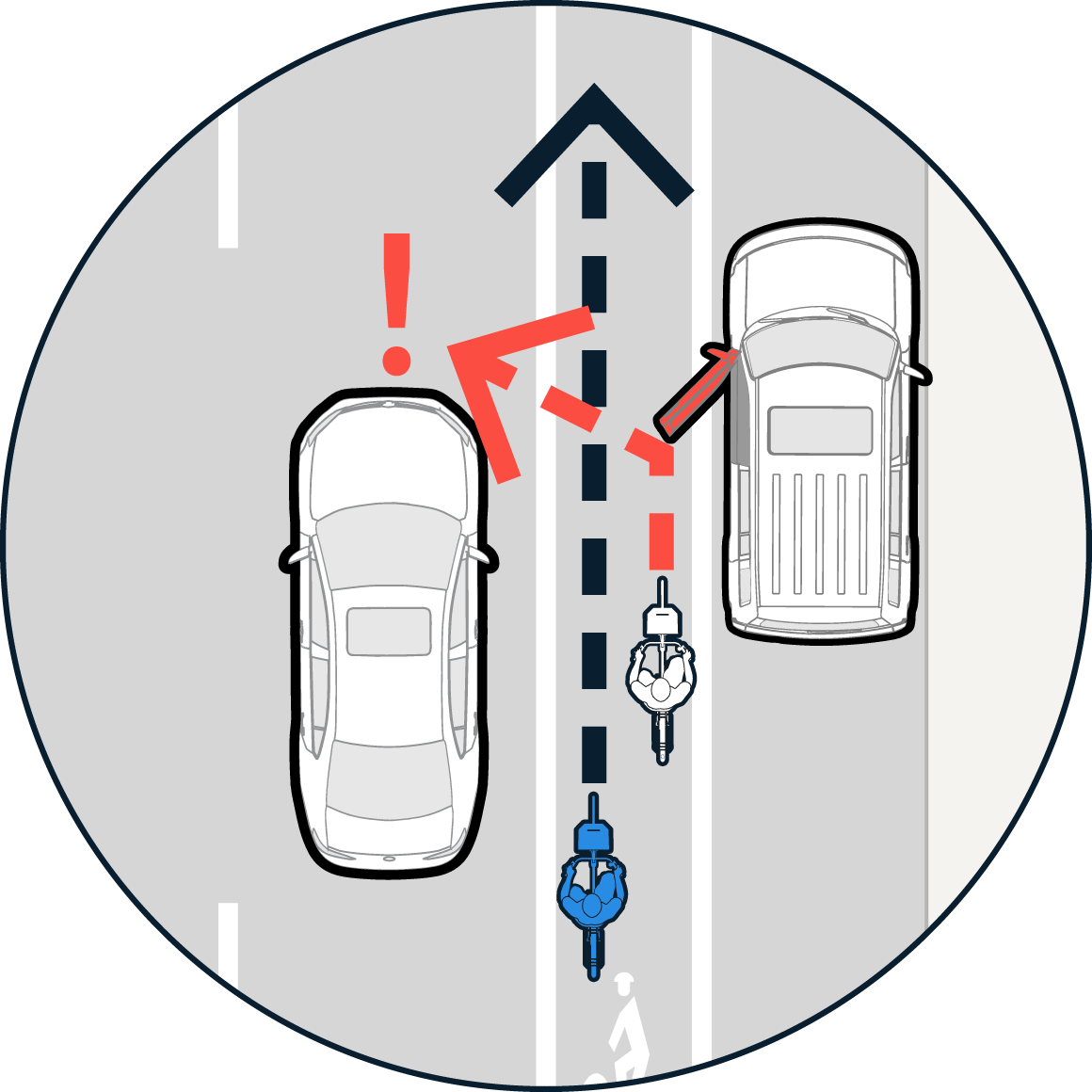 Image for boston by bike riding tips door zone