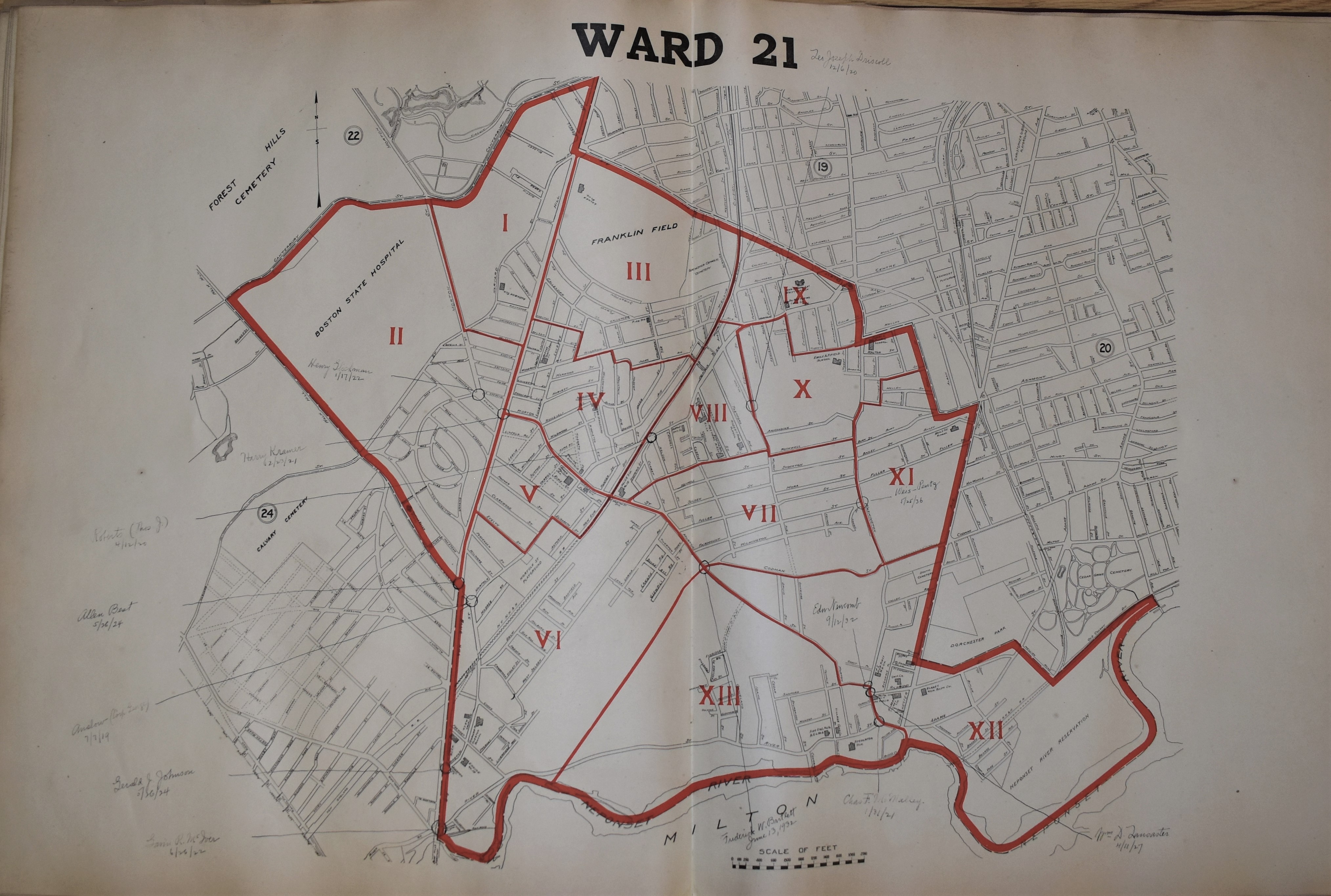Ward 21 Map - 1920
