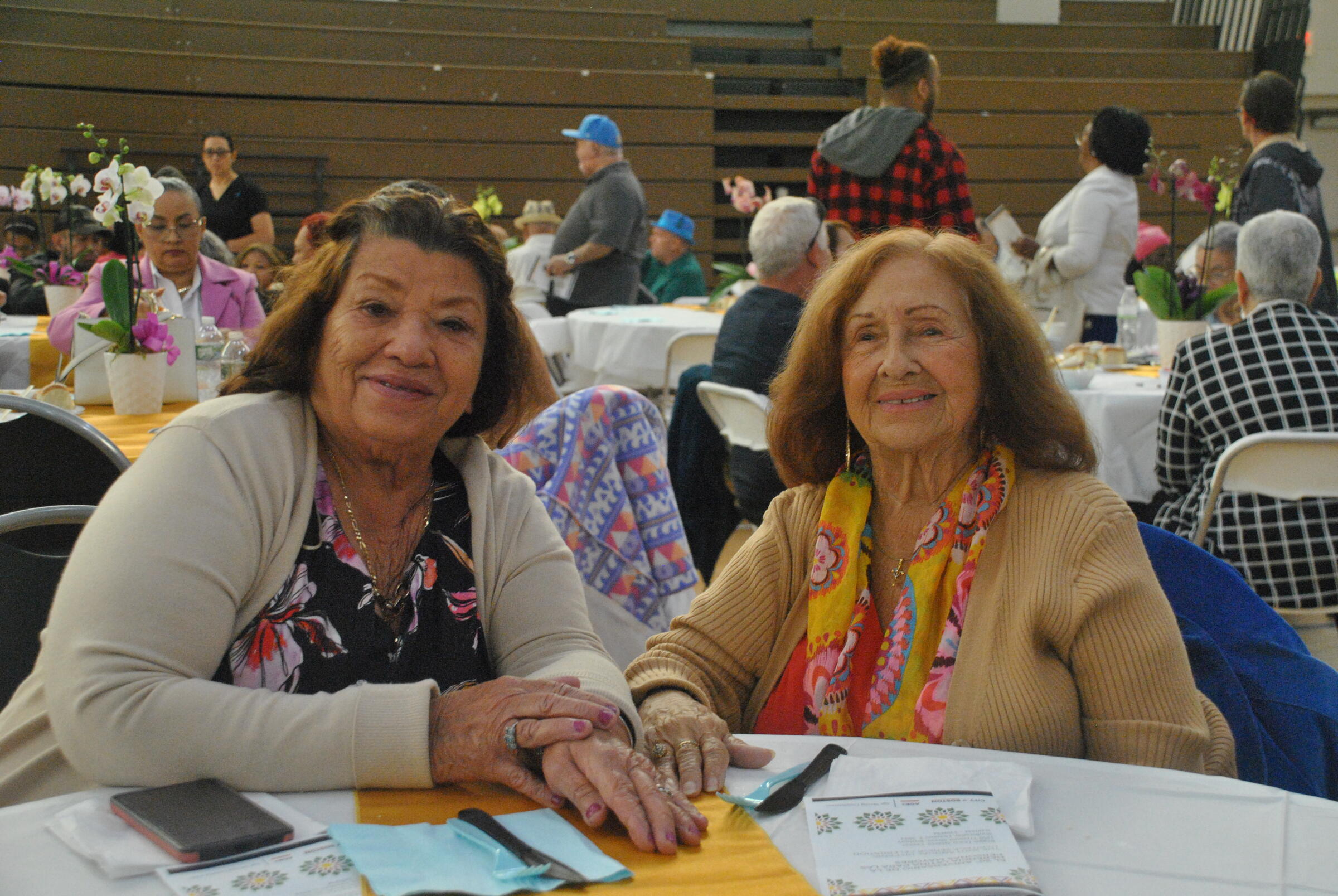 Attendees at a table at the Hispanic Heritage Luncheon 