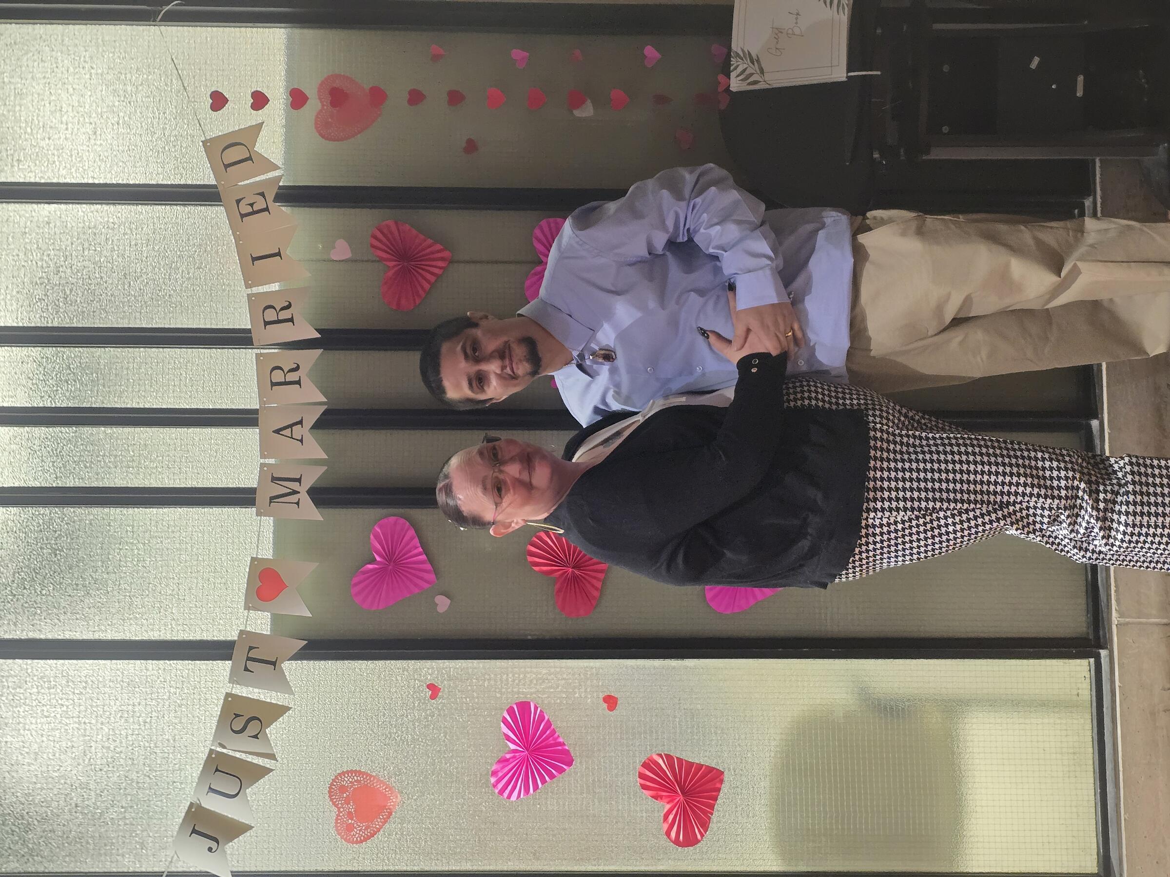 Jennifer Phillips and Christopher Berrios