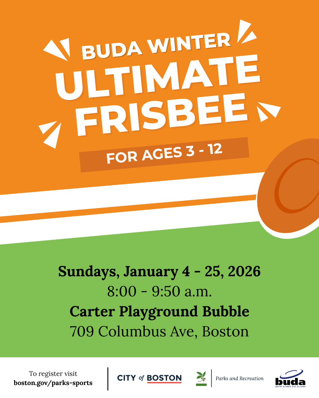 BUDA Ultimate Frisbee 2026