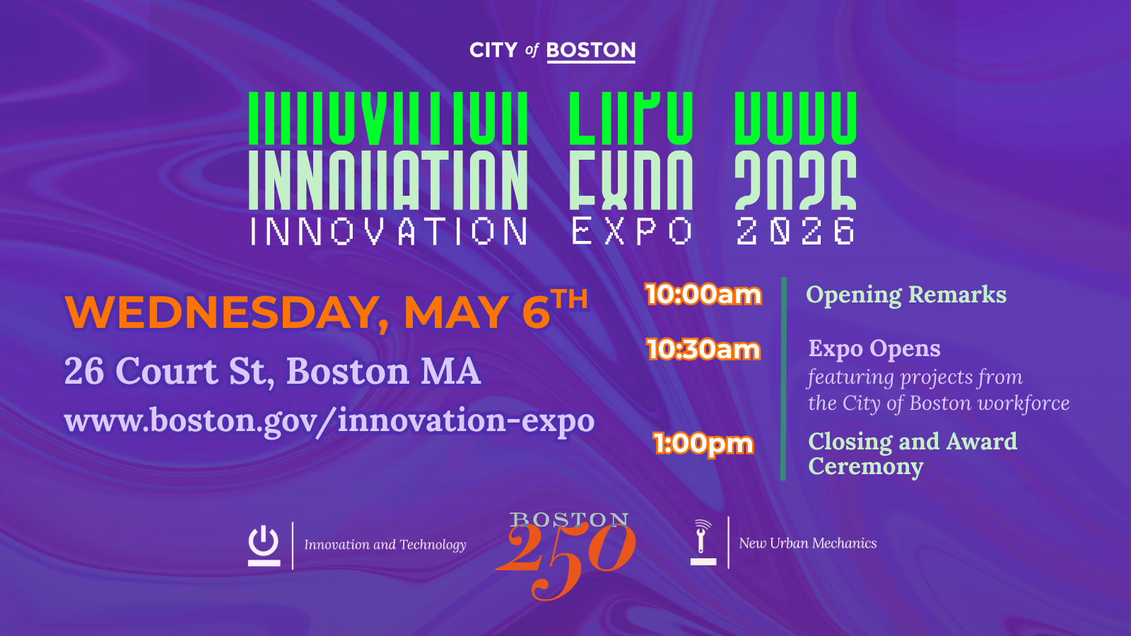 Innovation Expo 2026 Info