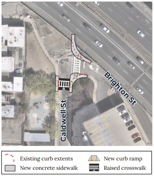 Caldwell Street and Brighton Street Design Details