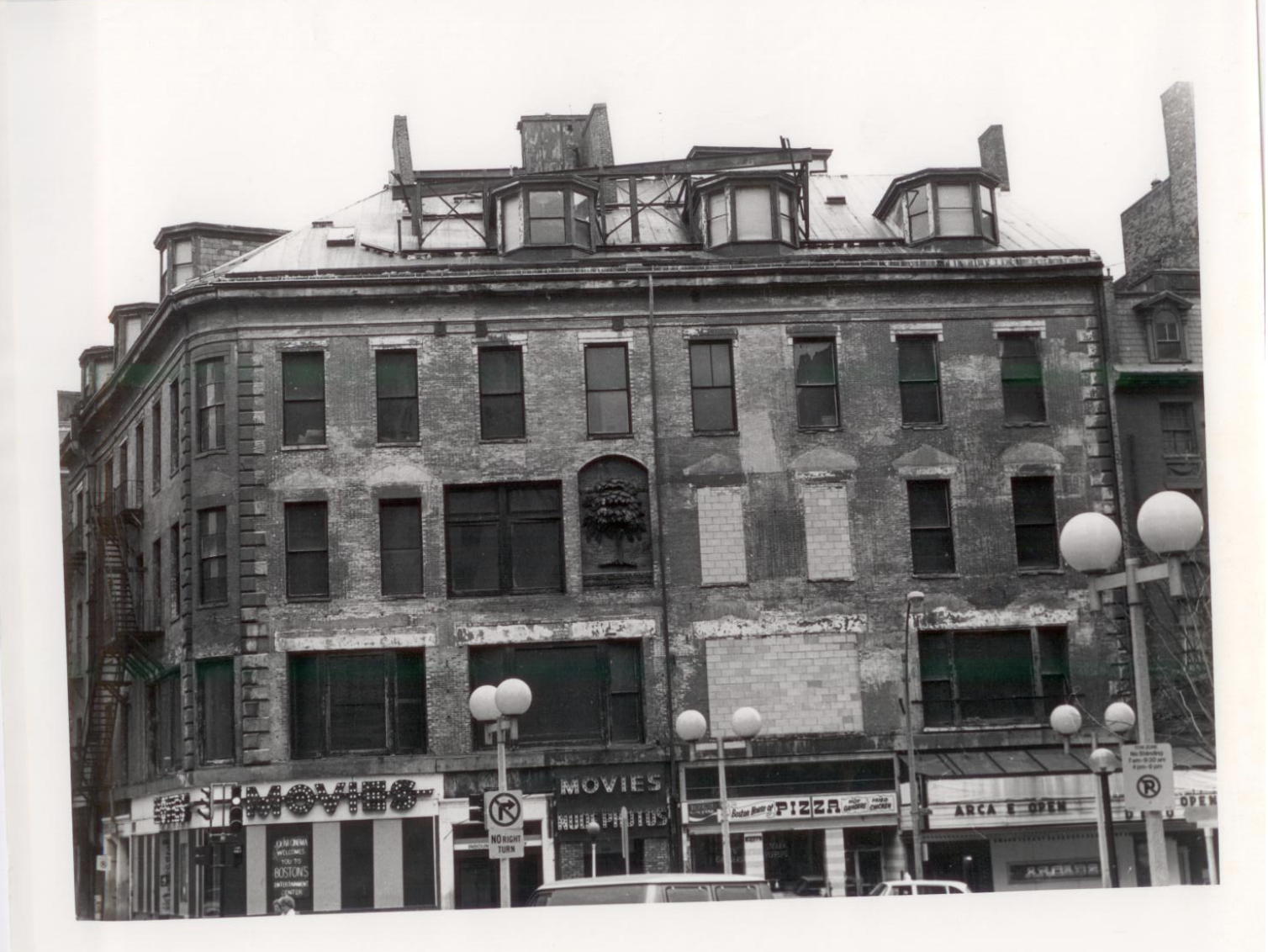 Photograph of the Liberty Tree Building from Study Report. 