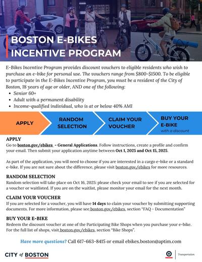 an image of the one side of the flyer about the program in English