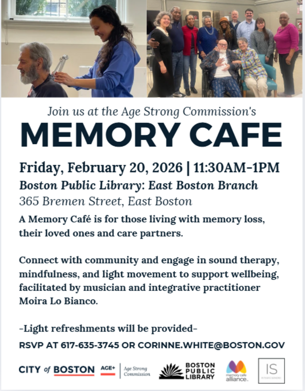 Age Strong Memory Cafe - East Boston