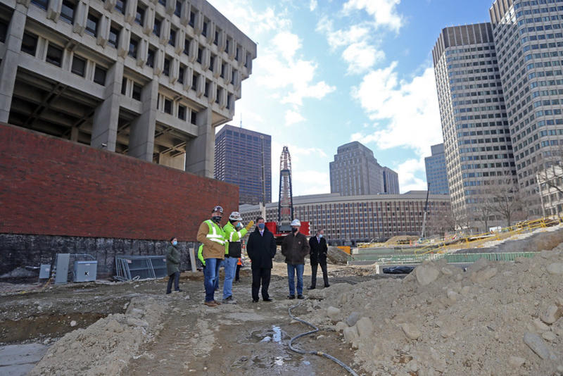 City Hall Plaza Constructiona