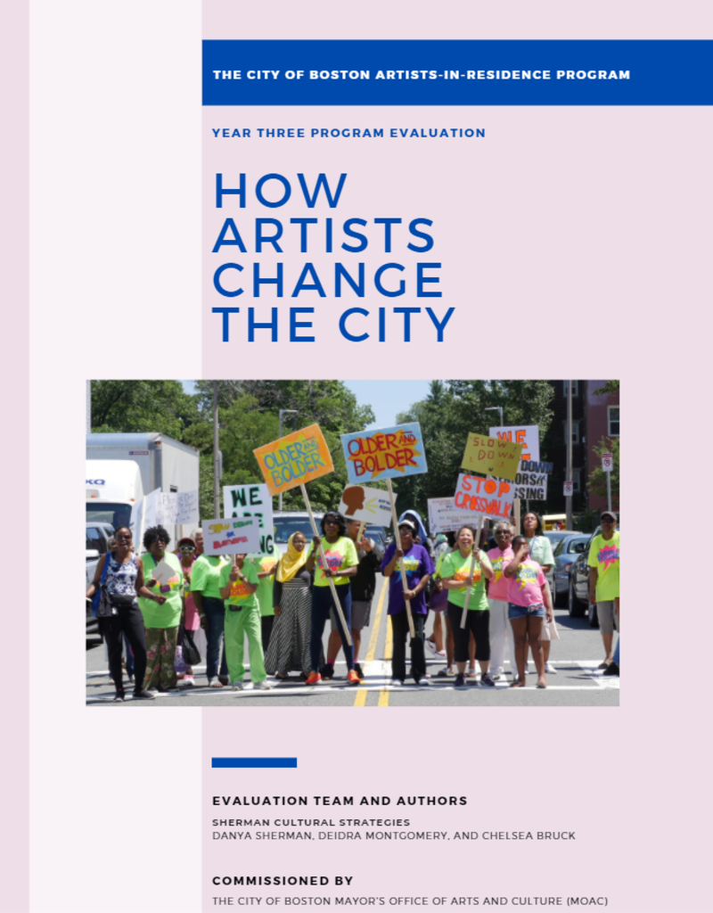 How Artists Change the City report