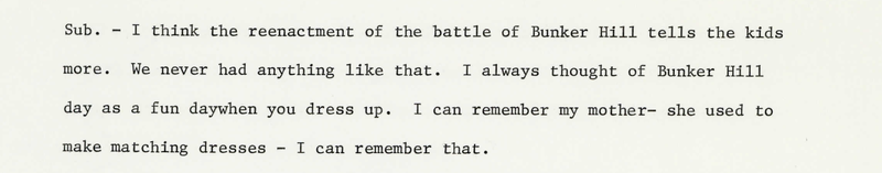 Wood, Noyes, Lunt Oral History 2