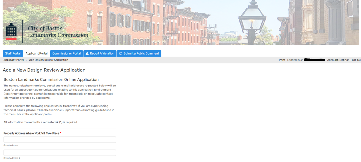 BLC Online Applications