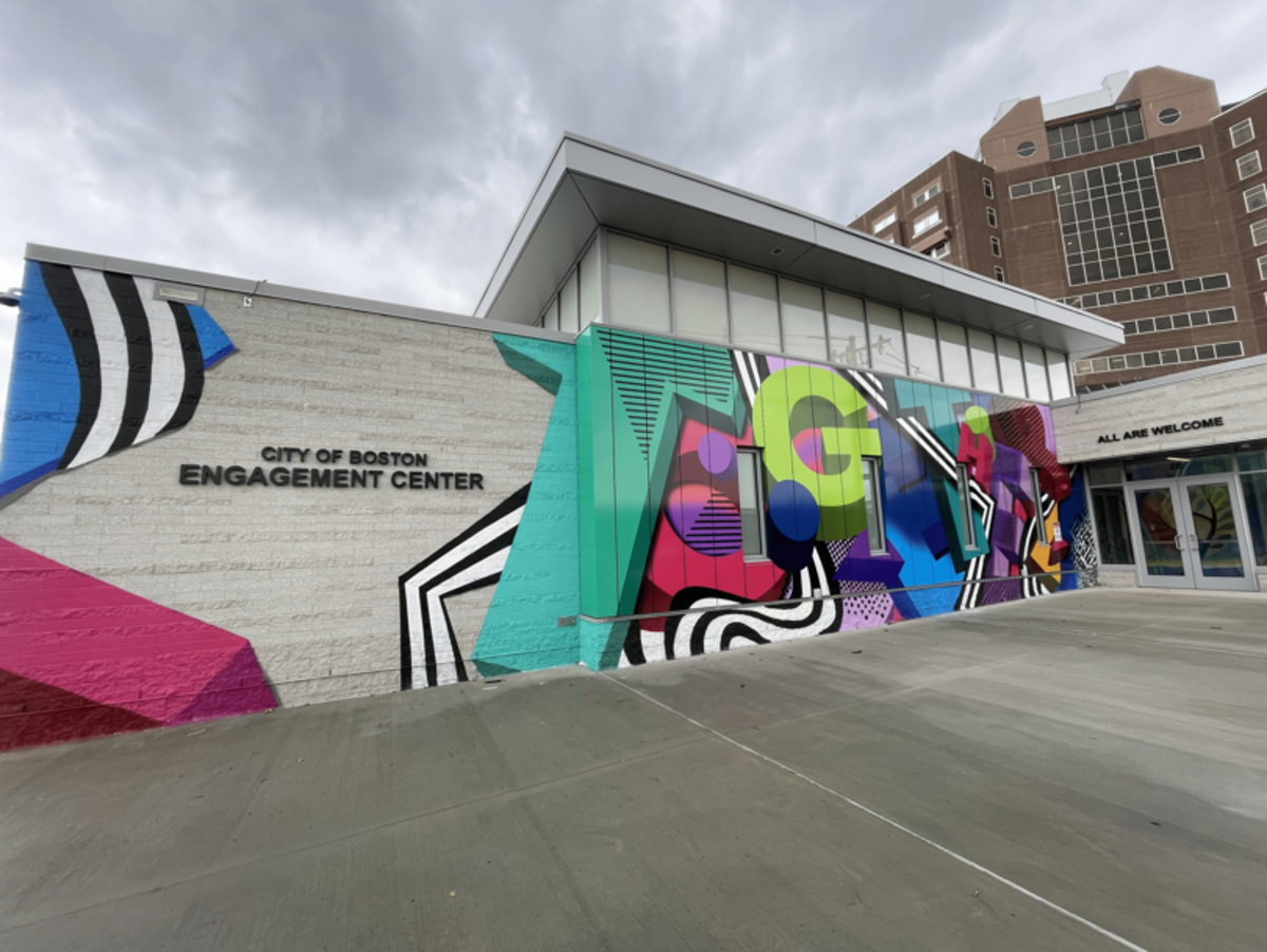 "Together" mural by Mz. Icar