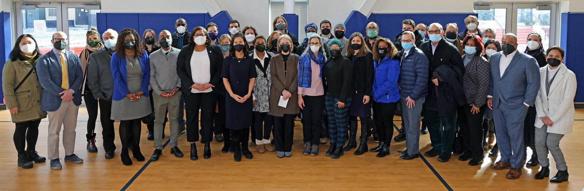  a group photo from the funding round event on January 25