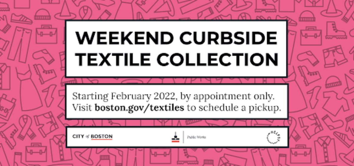 Weekend Curbside Textile Collection graphic