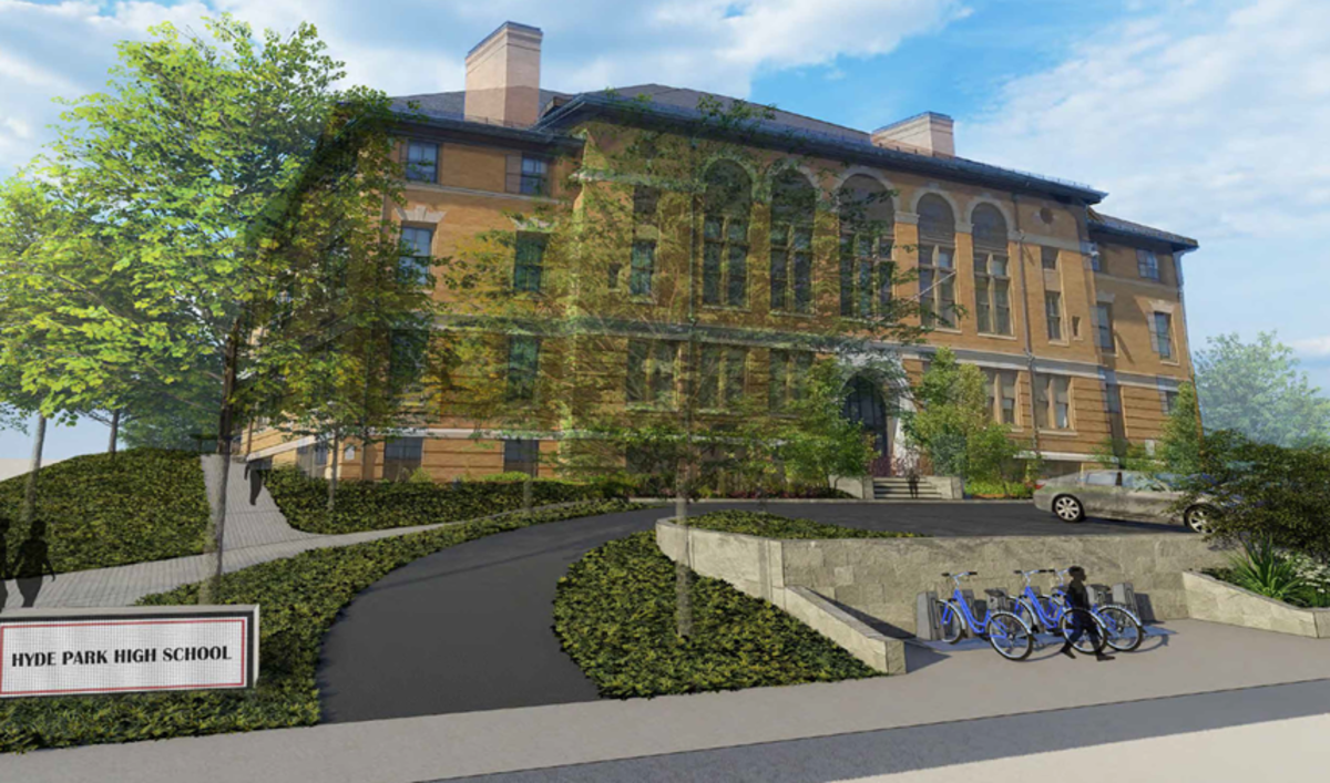 A rendering of the Pryde