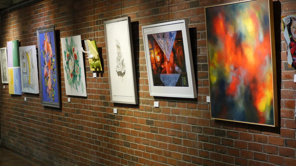 Photo of artwork in 2018 Emerging Artist Exhibition