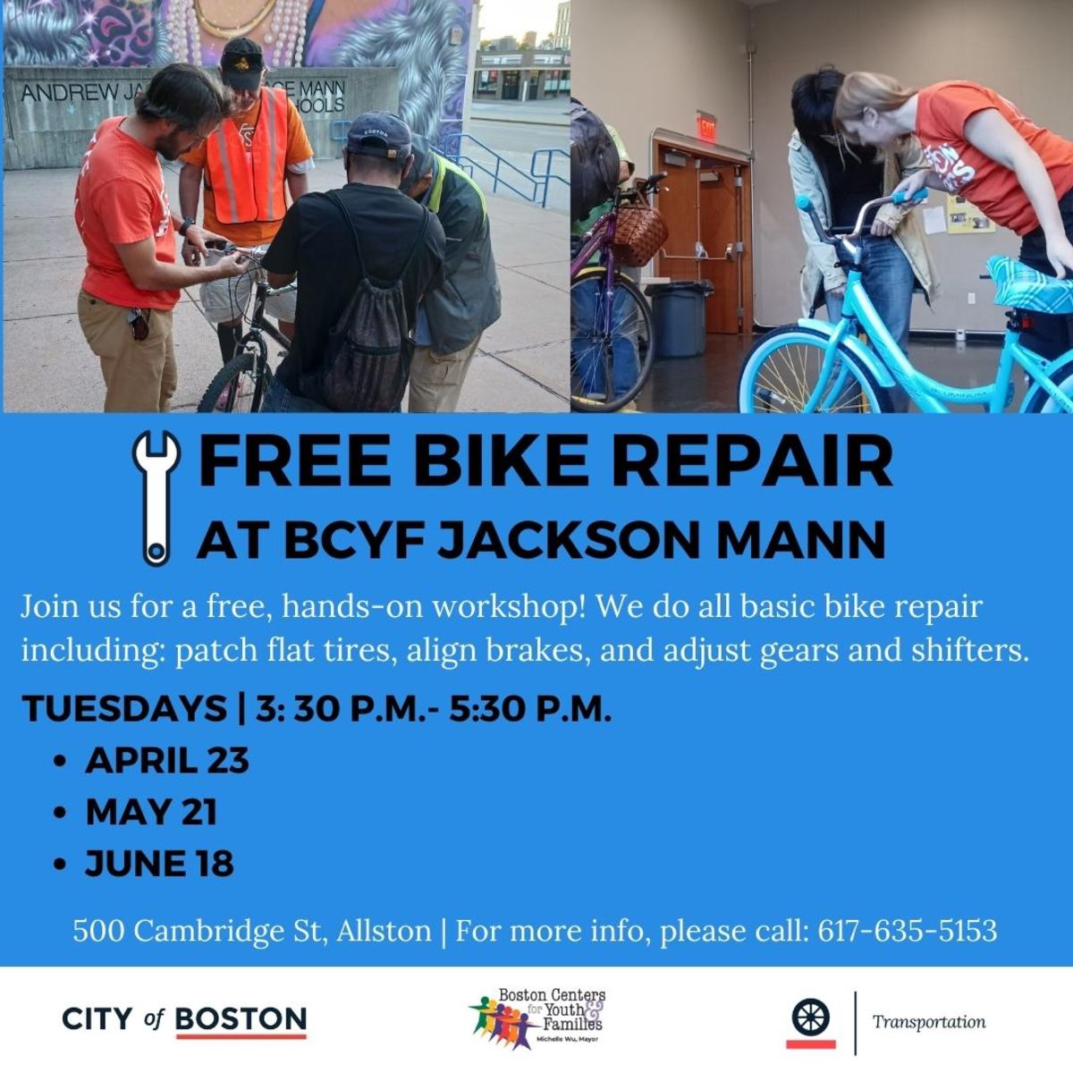 Free Bike Repair Workshop image