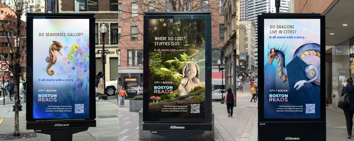 Boston Reads Campaign Mockup