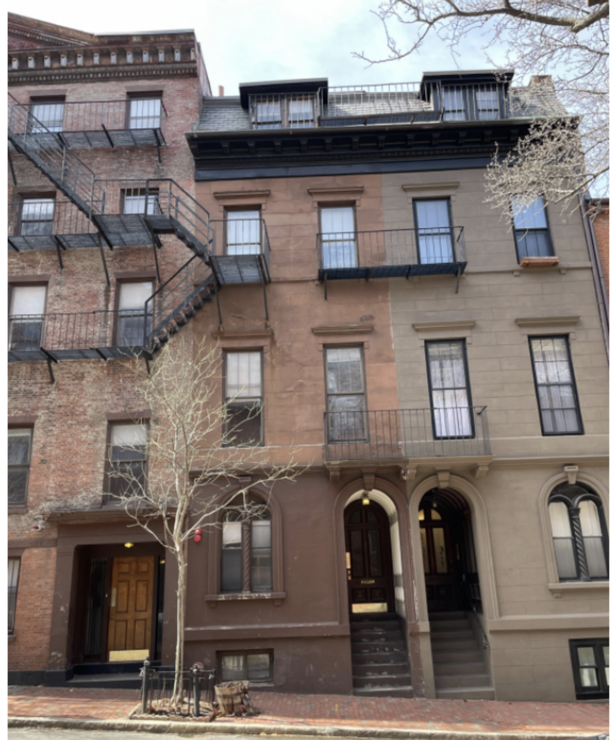 Photograph of an Exterior Building on Hancock Street in Beacon Hill