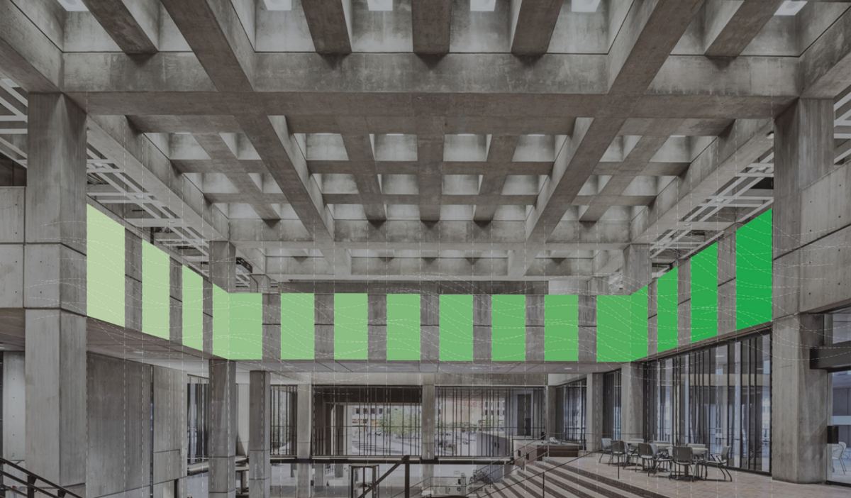 Yujin Cao and Wei Wu, Crossroads, Installation Mockup, 2025