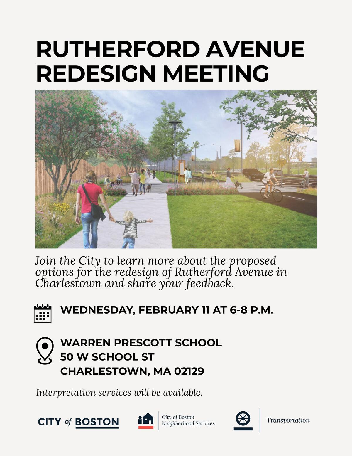 Rutherford Avenue Redesign Meeting