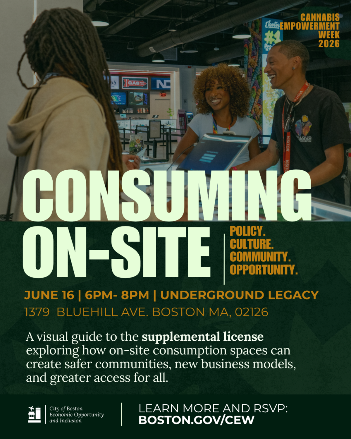 Consuming on Site CEW