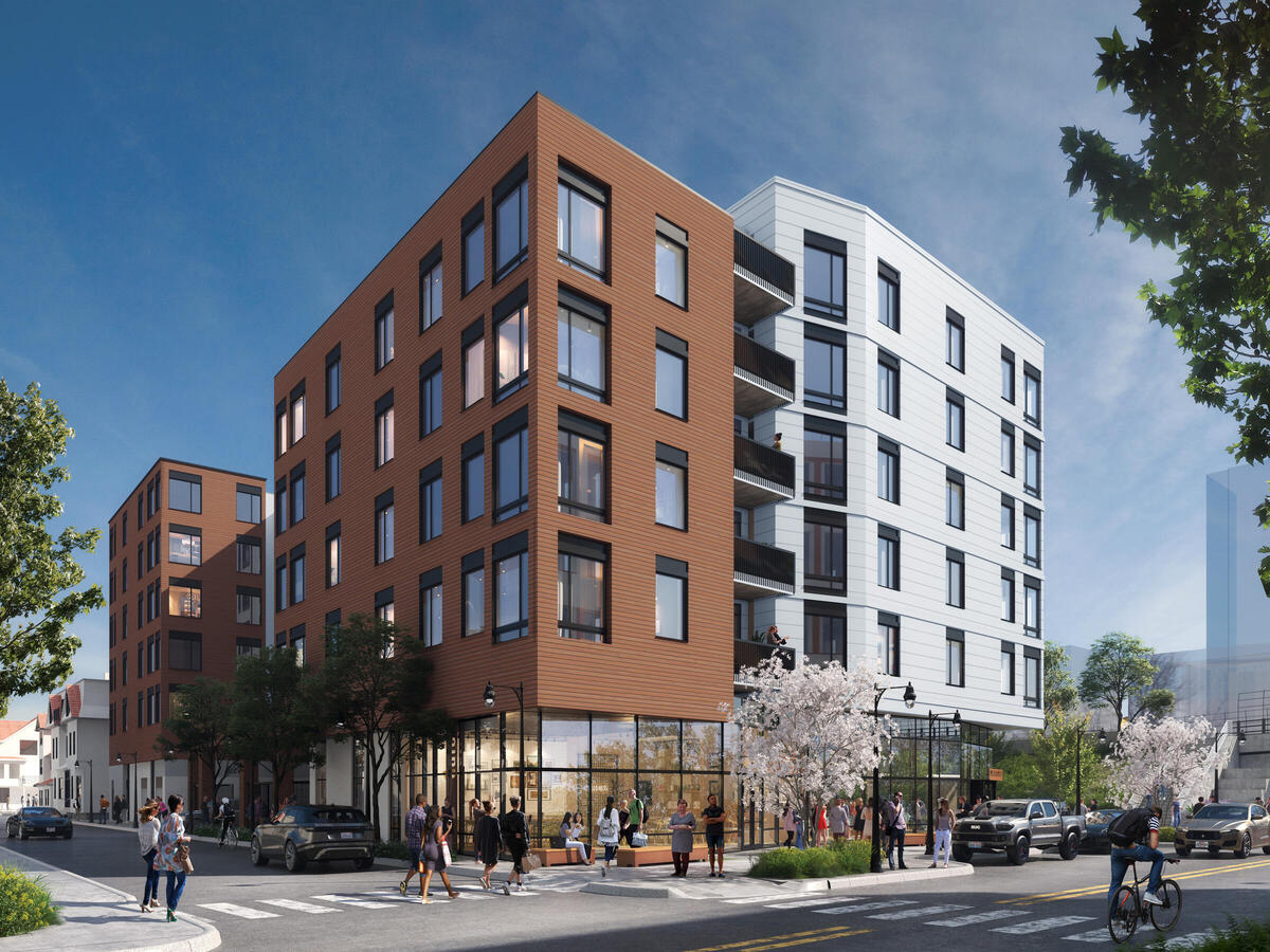 Digital rendering of 95 Everett Street