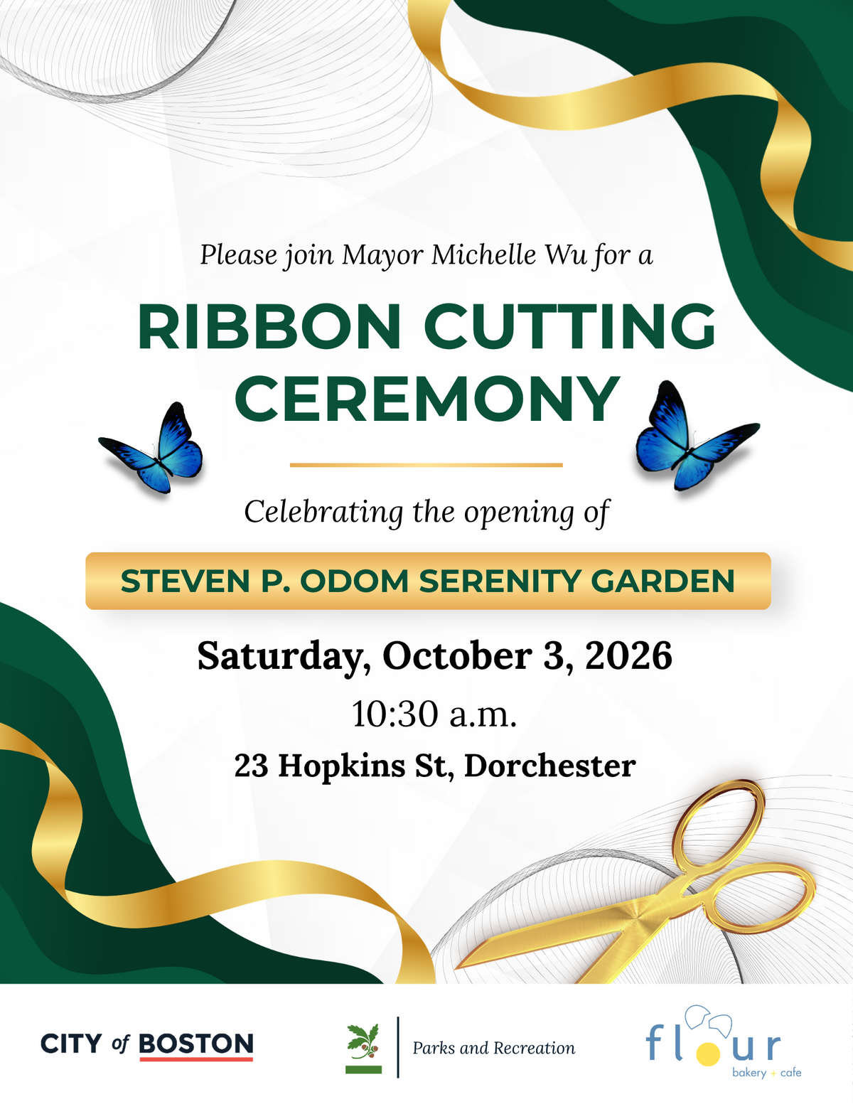 Odom Ribbon Cutting Flyer