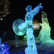 Image for ice sculptures during first night in boston