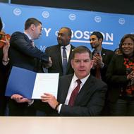 Mayor Walsh signs Trust Act into law