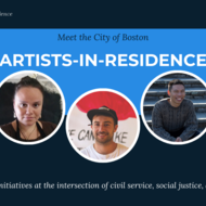 Meet the artists-in-residence graphic