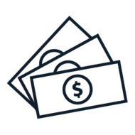 Money bills icon