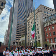 Italian Flag Raising