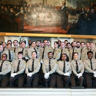 Ceremony honored 32 graduating recruits and seven promotions to enhance emergency medical services in the City of Boston