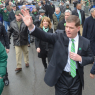 Image for mayor walsh marched in the 2015 st patrick's day parade in south boston