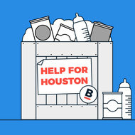 Image for 'help for houston' drive to aid those affected by hurricane harvey